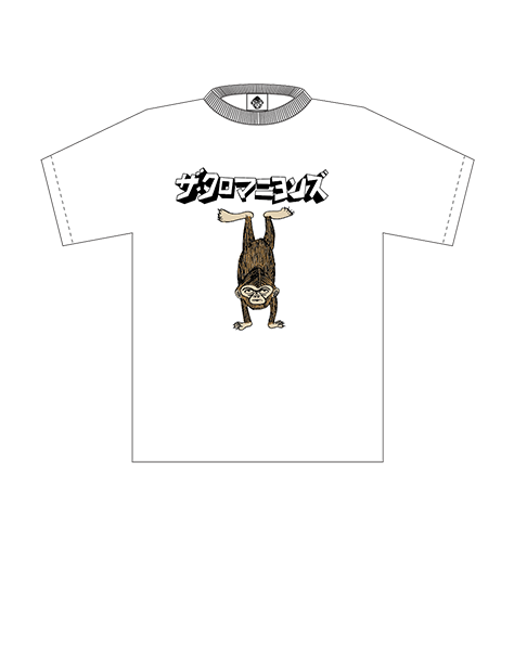 逆立ちTシャツ（白）